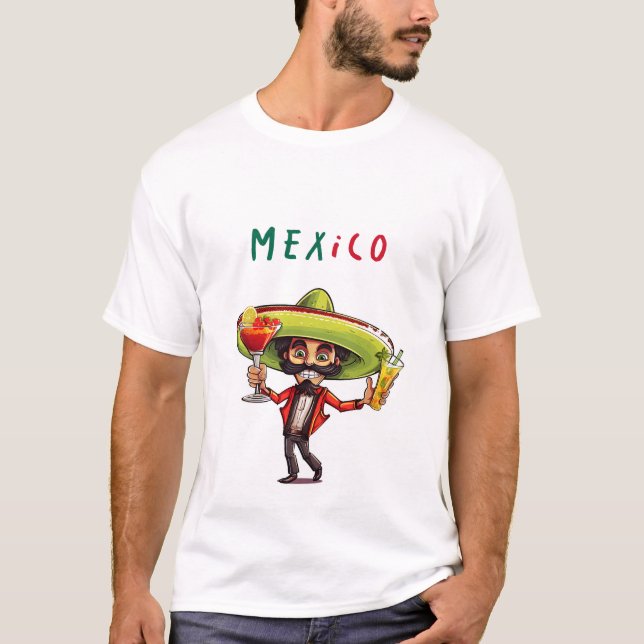 T-shirt Mexique et Margarita (Devant)