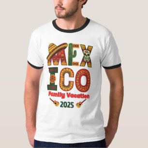 T-shirt Mexique Famille Vacances Soleil, Amusement & Souve