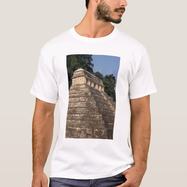 T-shirt Mexique, province du Chiapas, Palenque. Temple de  (Devant)