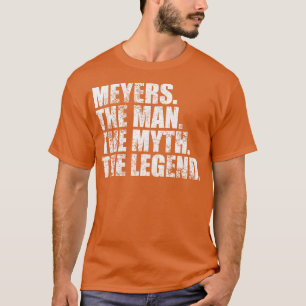 T-shirt MeyersMeyers Nom de famille Meyers Nom de famille 