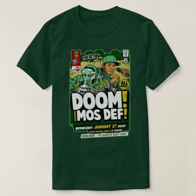 T-shirt mf doom (Design devant)