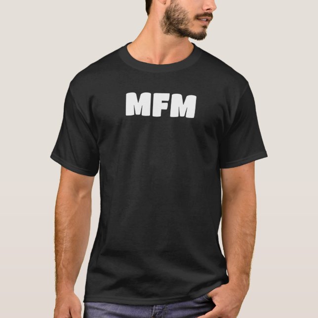 T-shirt Mfm Polyamory Et Polyamoral (Devant)