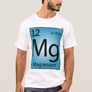 T-shirt (Mg) d'élément de magnésium - avant