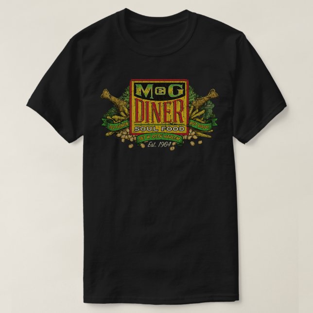 T-shirt MG Diner Soul Food 1964 (Design devant)