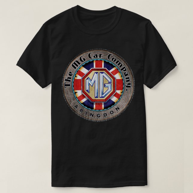 T-shirt MG voitures Abingdon Angleterre 1 (Design devant)