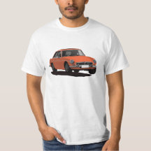 MGB GT V8 - orange - jaune - marron
