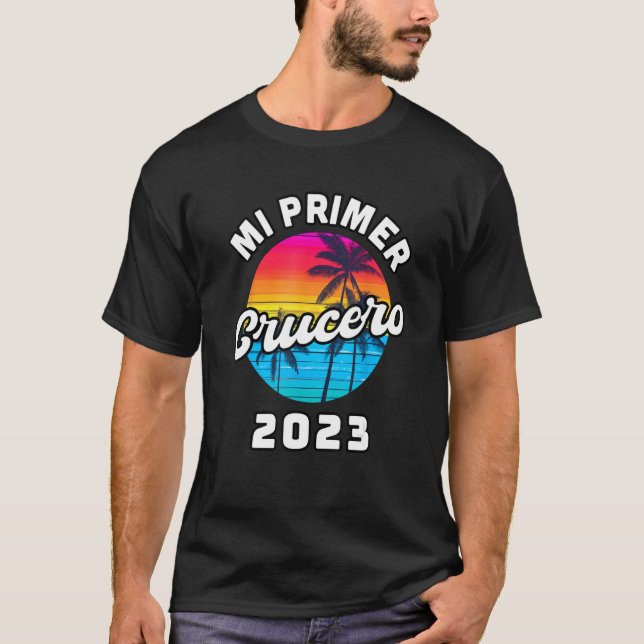 T-shirt Mi amorce Crucero 2023 vacaciones Verano Espanol S (Devant)