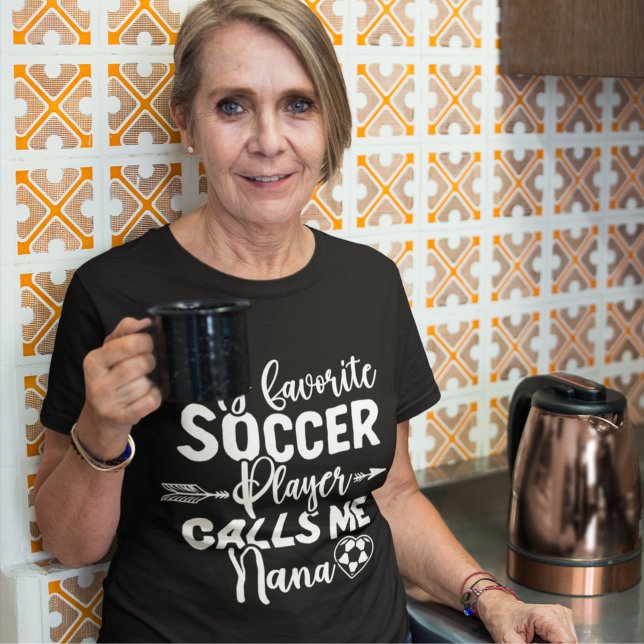 T-shirt Mi jugador favorito me llama Nana Abuela  (Créateur téléchargé)