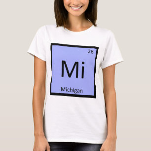 T-shirt Mi - Tableau périodique de chimie de l'État du Mic