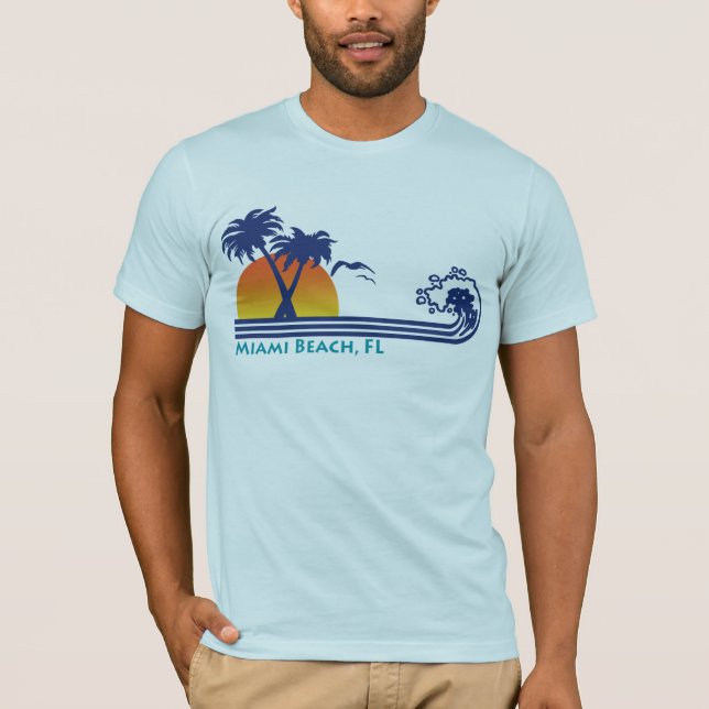 T-shirt Miami Beach (Devant)
