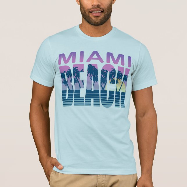 T-shirt Miami Beach (Devant)