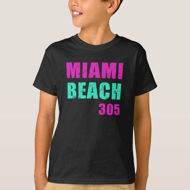 T-shirt Miami Beach 305 (Devant)