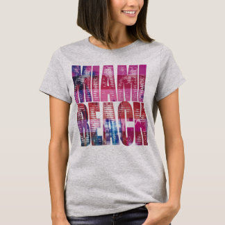 T-shirt Miami beach assemblée
