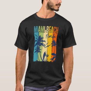 T-shirt Miami Beach Florida Family Vacances Groupe de jume