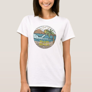 T-shirt Miami Beach Florida Vintage