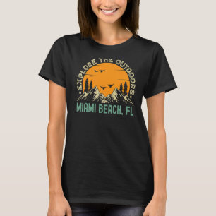 T-shirt Miami Beach, Floride - Explorez Le Premiu Extérieu