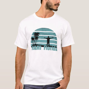 T-shirt Miami Beach Floride vintage