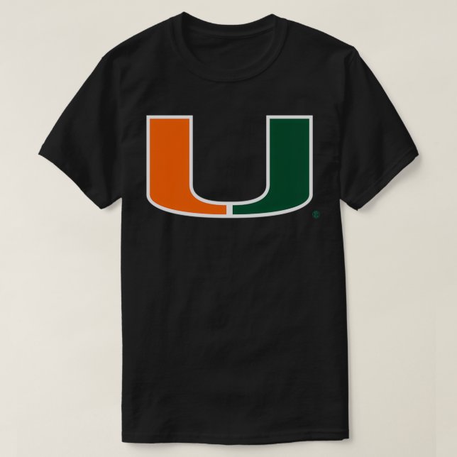 T-shirt Miami Fla HURRICANS CORAL GABLES FL (Design devant)