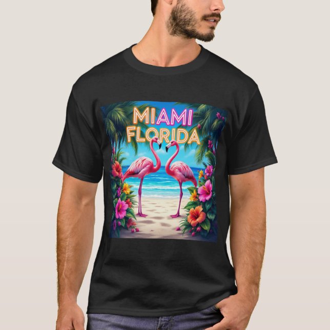 T-SHIRT MIAMI FLORIDE (Devant)