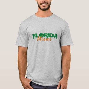 T-shirt Miami Floride Double Police