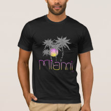 Miami, Floride Palms Cool Black Neon