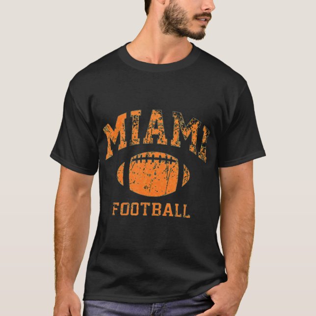 T-shirt Miami Football funny (Devant)