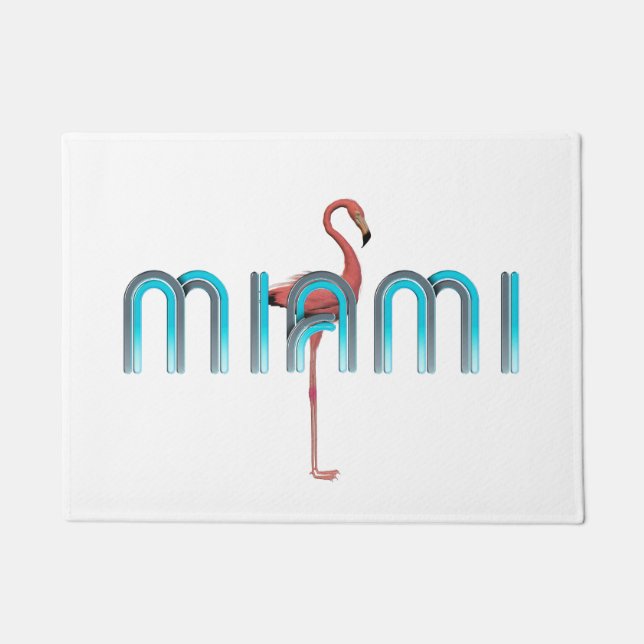 T-SHIRT Miami Fußmatte (Vorderseite)