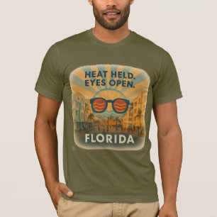 T-shirt Miami Jersey Teat Heat Held Eyes Open Bella+Canvas