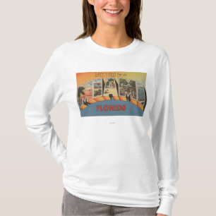 T-shirt Miami, lettre ScenesMiami, FL de FloridaLarge