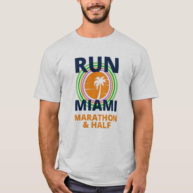 T-shirt Miami Marathon Life Time 2022 (Devant)