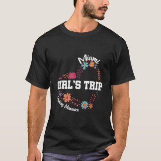 T-shirt Miami Trip 2023 Making Memories Flower