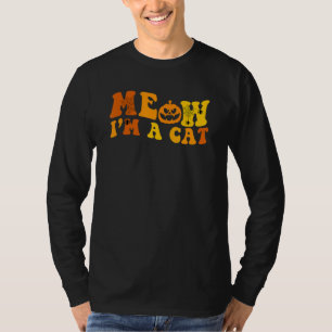 T-shirt Miaou Je Suis Un Chat D'Halloween Costume Miaou Ch