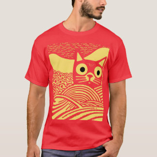 T-shirt Miaou vintage vintage rétro