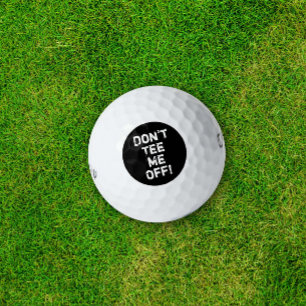 T-Shirt mich nicht ab! Funny Golf Spaß Typografy Golfball