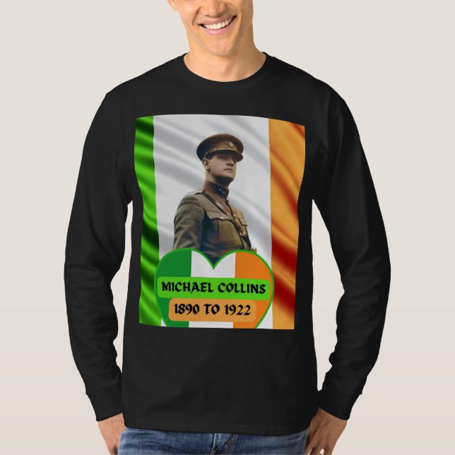 T-shirt Michael Collins Irlande Rebel Irlande (Devant)