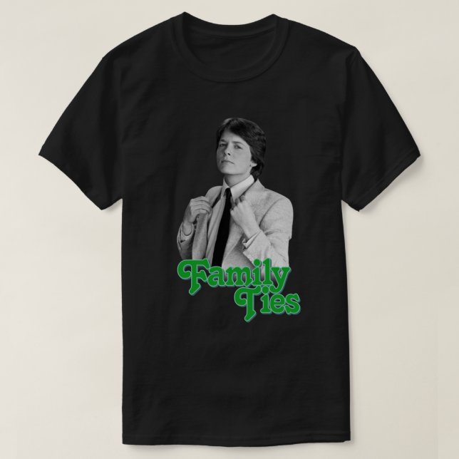 T-shirt Michael J Fox - Cravates de famille Essential T-Sh (Design devant)