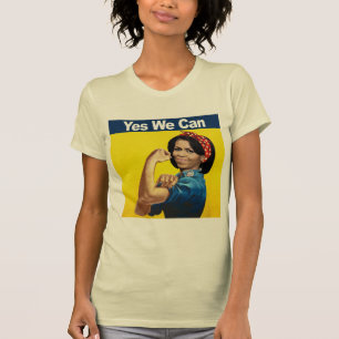 T-shirt Michelle le riveur - oui nous can.png