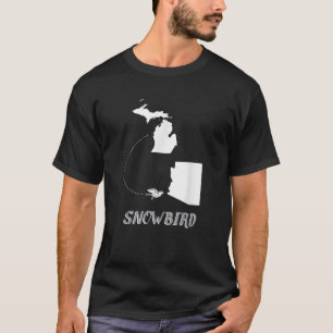 T-shirt Michigan Arizona Snowbird Cadeau MI Summer AZ Wint