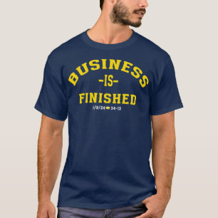 T-shirt Michigan Business Est Terminé 1 8 24 34