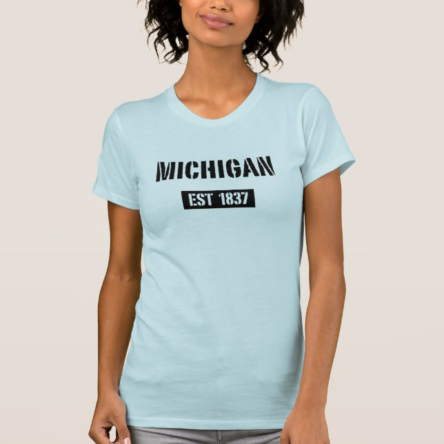 T-shirt Michigan EST 1837 (Devant)
