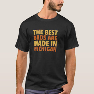 T-shirt Michigan Meilleur papa Fête des pères Cadeau à man