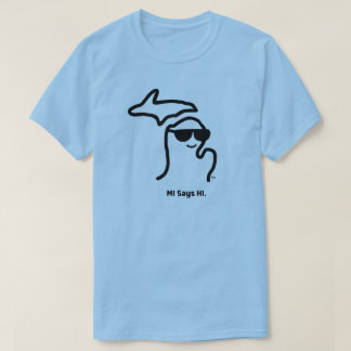 T-shirt Michigan - MI Says HI™
