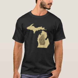 T-shirt Michigan Morel Chasse aux champignons