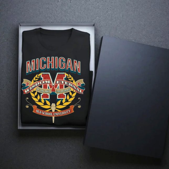T-shirt Michigan state old school university varsity (Créateur téléchargé)