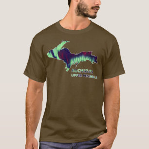T-shirt Michigan UP Northern Lights