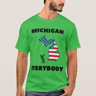 T-shirt michigan vs everybody