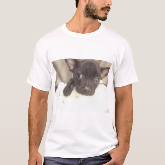 T-shirt Mickey jacassent le chien (Devant)