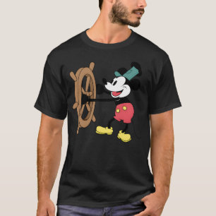 T-shirt Mickey Steamboat Willie (Domaine Public)