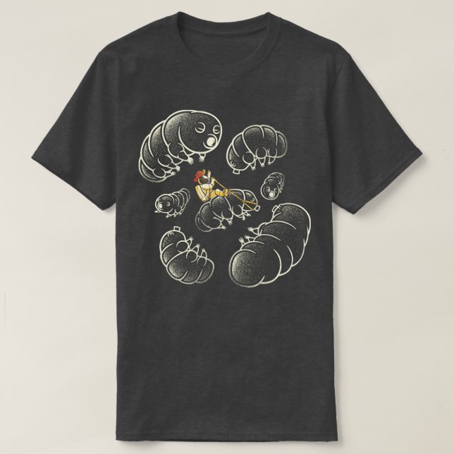 T-shirt Micro-cosmos de l'ours d'eau par Tobe Fonseca (Design devant)