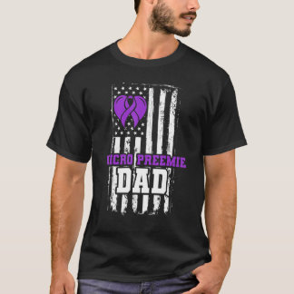 T-shirt Micro Preemie Nicu New Dad Succeed Premature Birth